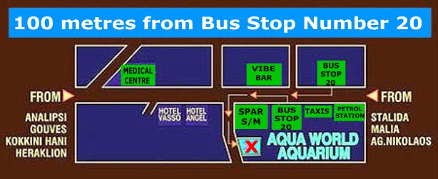 Aquaworld Aquarium location map